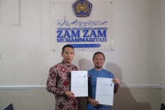 Penandatanganan MOU antara Tanmia Center dan Pondok Pesantren Zam Zam Muhammadiyah Cilongok Banyumas